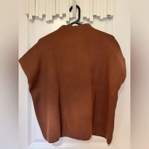 Love Bonito Brown Ribbed Knit Sweater Mock Neck - Unworn - super warm 🥰 - NWOT